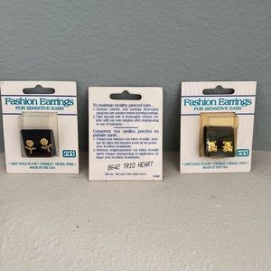 Fashion earrings for sensitive ears